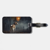 Beagle Halloween Beängstigend Gepäckanhänger (Rückseite horizontal)