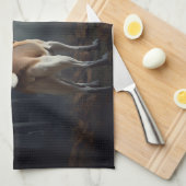 Beagle Halloween Beängstigend Geschirrtuch (Viertel Falte)