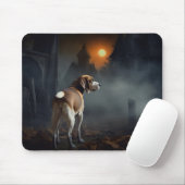 Beagle Halloween Beängstigend Mousepad (Mit Mouse)
