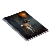 Beagle Halloween Beängstigend Notizblock (Rechte Seite)