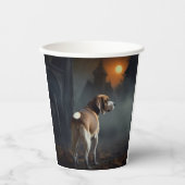 Beagle Halloween Beängstigend Pappbecher (Vorderseite)