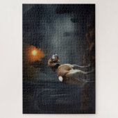 Beagle Halloween Beängstigend Puzzle (Vertikal)