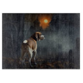 Beagle Halloween Beängstigend Schneidebrett (Vorderseite)