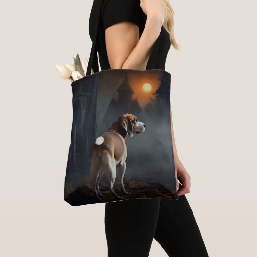 Beagle Halloween Beängstigend Tasche (Von Nahem)