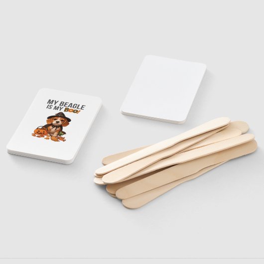 Beagle Halloween Costume My Beagle is My Boo Dog Fächer (Non-assembled)