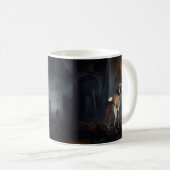 Beagle Halloween Gruselig Kaffeetasse (VorderseiteRechts)