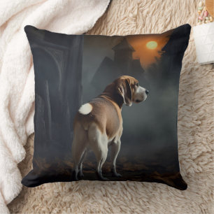 Beagle Halloween Gruselig Kissen