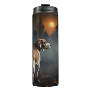 Beagle Halloween Gruselig Thermosbecher