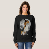 Beagle Halloween-Hut Sweatshirt (Vorne ganz)