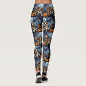 Beagle Halloween Spooky Leggings (Rückseite)