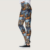 Beagle Halloween Spooky Leggings (Links)