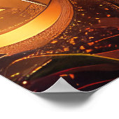 Beagle Halloween Spooky Poster (Ecke)