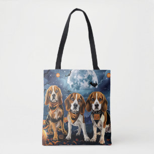 Beagle Halloween Spooky Tasche