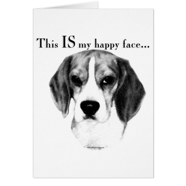 Beagle Happy Face (Vorne)