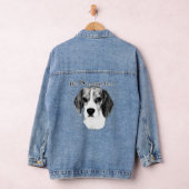 Beagle Happy Face Denim Jacket Jeansjacke (Hangar)
