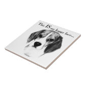 Beagle Happy Face; Happy Beagle; Grumpy Beagle Fliese (Seite)