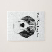 Beagle Happy Face; Happy Beagle; Grumpy Beagle Puzzle (Horizontal)