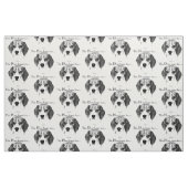 Beagle Happy Face Stoff (Fat Quarter (45,7 x 55,9 cm))
