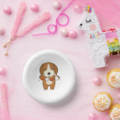 Beagle Happy Halloween Dog Kostüm Pappteller (Party)