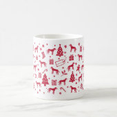 Beagle Harrier Christmas Design Kaffeetasse (Mittel)