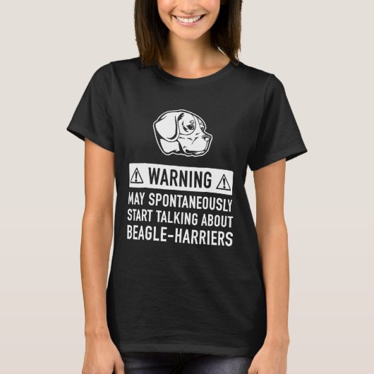 Beagle Harrier Dog Owner Idee T-Shirt (Vorderseite)