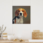 Beagle-Harrier Dog Poster (Küche)