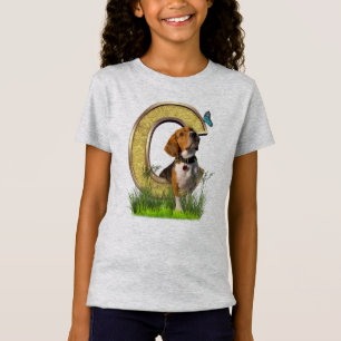 Beagle-Hauptstadt-Geburtstagsbrief C T-Shirt