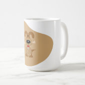 Beagle, Haustier, Knochen Kaffeetasse (VorderseiteRechts)
