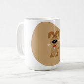 Beagle, Haustier, Knochen Kaffeetasse (Vorderseite Links)