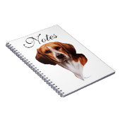 Beagle Head Study Notizblock (Rechte Seite)