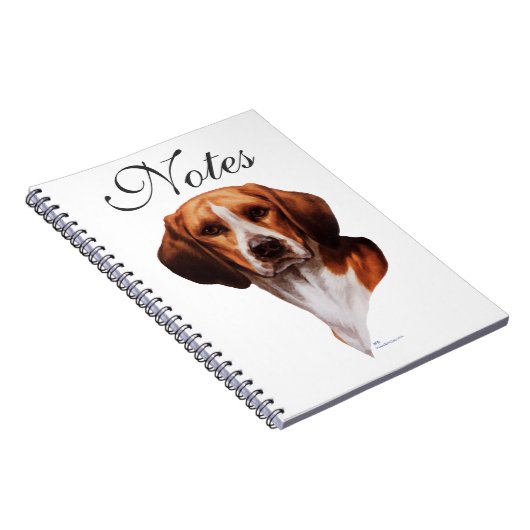 Beagle Head Study Notizblock (Rechte Seite)