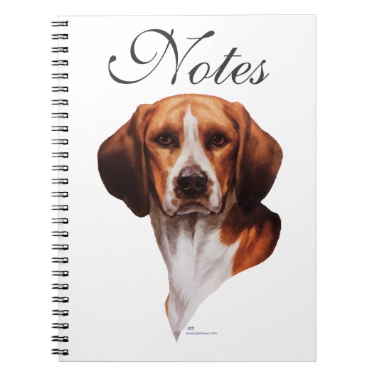 Beagle Head Study Notizblock (Vorderseite)