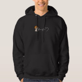 Beagle Heart Beat Humour Dog Man Puppy Woman Hoodie (Vorderseite)