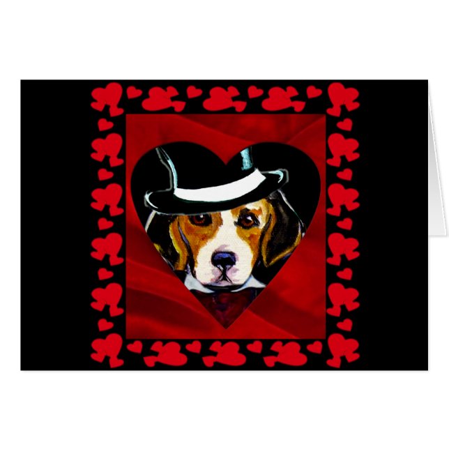 Beagle Hearts (Vorderseite (Horizontal))