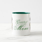 Beagle Herzliche Mama Zweifarbige Tasse (Mittel)