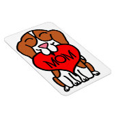 Beagle Herzstück Mama Magnet (Rechte Seite)