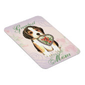 Beagle Herzstück Mama Magnet (Rechte Seite)
