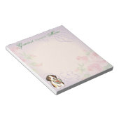 Beagle Herzstück Mama Notizblock (angewinkelt)