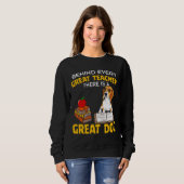 Beagle hinter jedem großen Lehrer gibt es eine gro Sweatshirt (Vorne ganz)