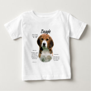 Beagle History; alles über Beagle Baby T-shirt