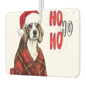 Beagle Ho Ho Ho Air Freshener Autolufterfrischer (Links)