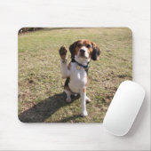 Beagle-hohe fünf Mausunterlage Mousepad (Mit Mouse)