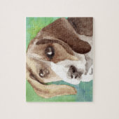 Beagle Hound Dog Art Puzzles (Vertikal)