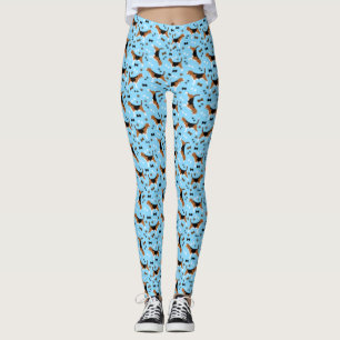 Beagle Hound Dog Beagle Muster Drucke Leggings