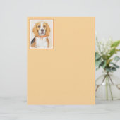 Beagle Hound Dog Malerei Original Tierart (Stehend Vorderseite)