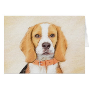 Beagle Hound Dog Malerei Original Tierart