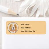Beagle Hound Dog Malerei Original Tierart (Insitu)