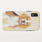 Beagle Hound Dog Malerei Original Tierart Case-Mate iPhone Hülle (Rückseite (Horizontal))