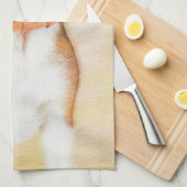 Beagle Hound Dog Malerei Original Tierart Geschirrtuch (Viertel Falte)