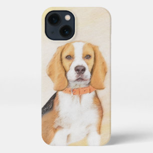 Beagle Hound Dog Malerei Original Tierart iPhone 13 Hülle